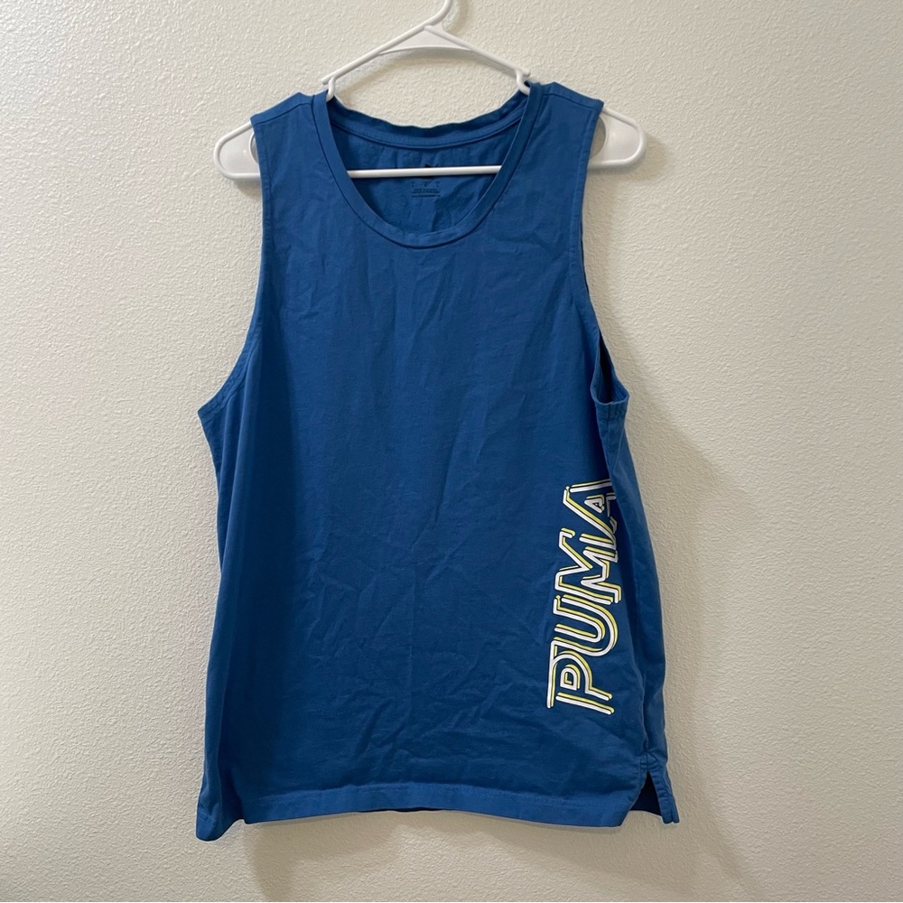 Puma tank top blue large